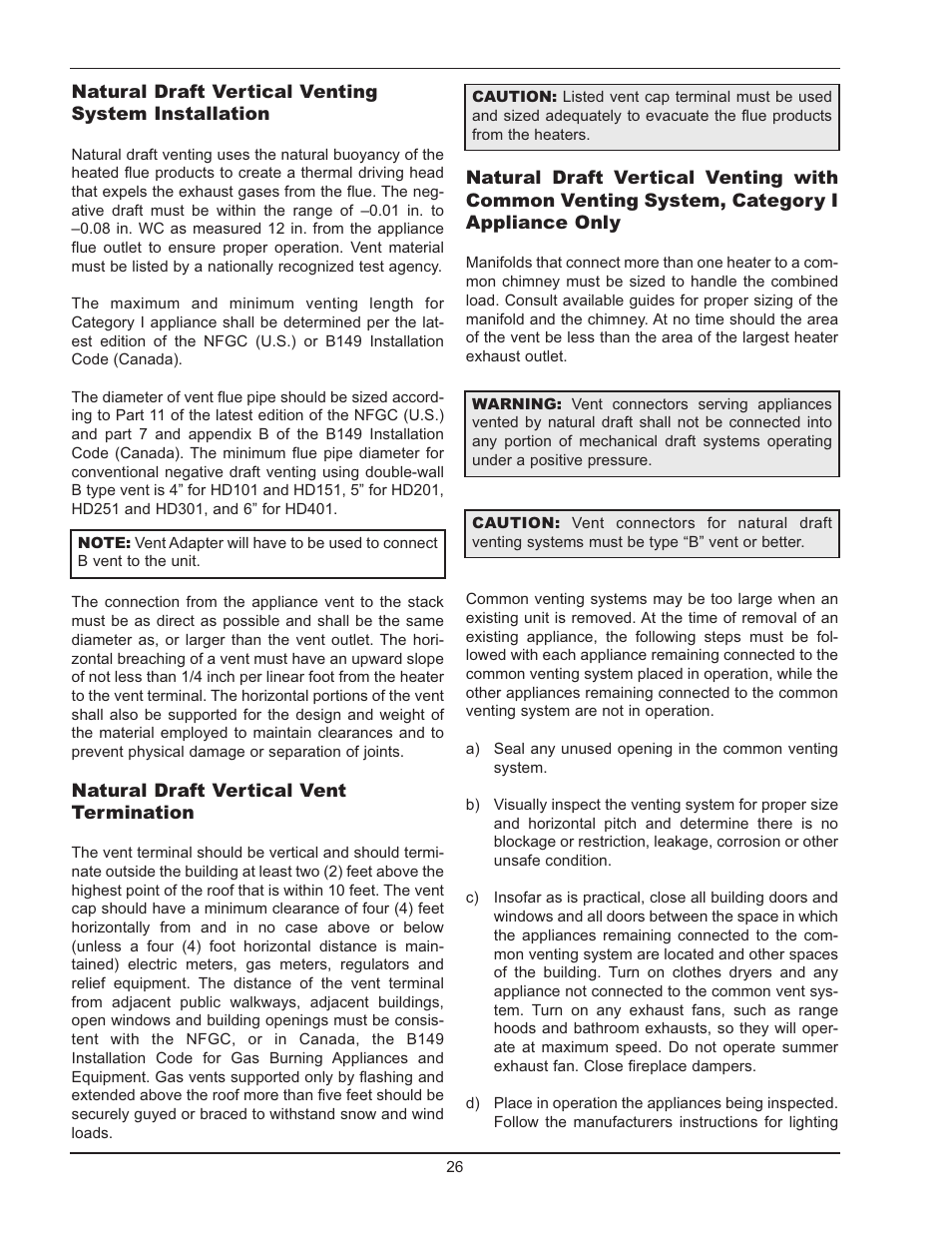 Raypak HI DELTA HD101 User Manual | Page 26 / 48