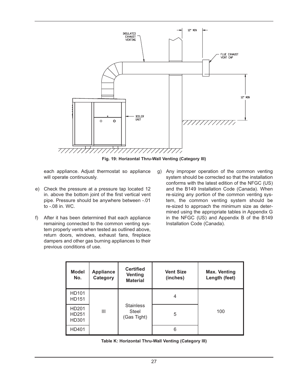 Raypak HI DELTA HD101 User Manual | Page 27 / 48