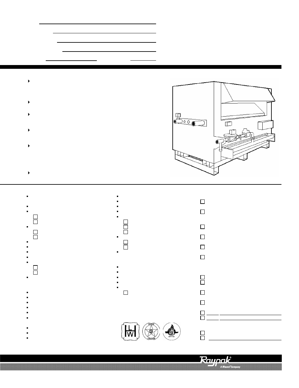 Raypak 2100 - 4001 User Manual | 2 pages