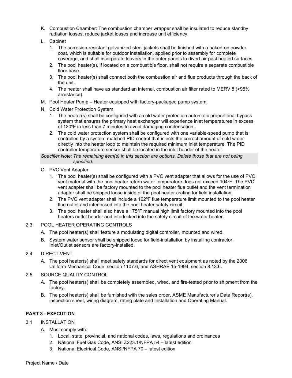 Raypak XTHERM 1005 User Manual | Page 4 / 5