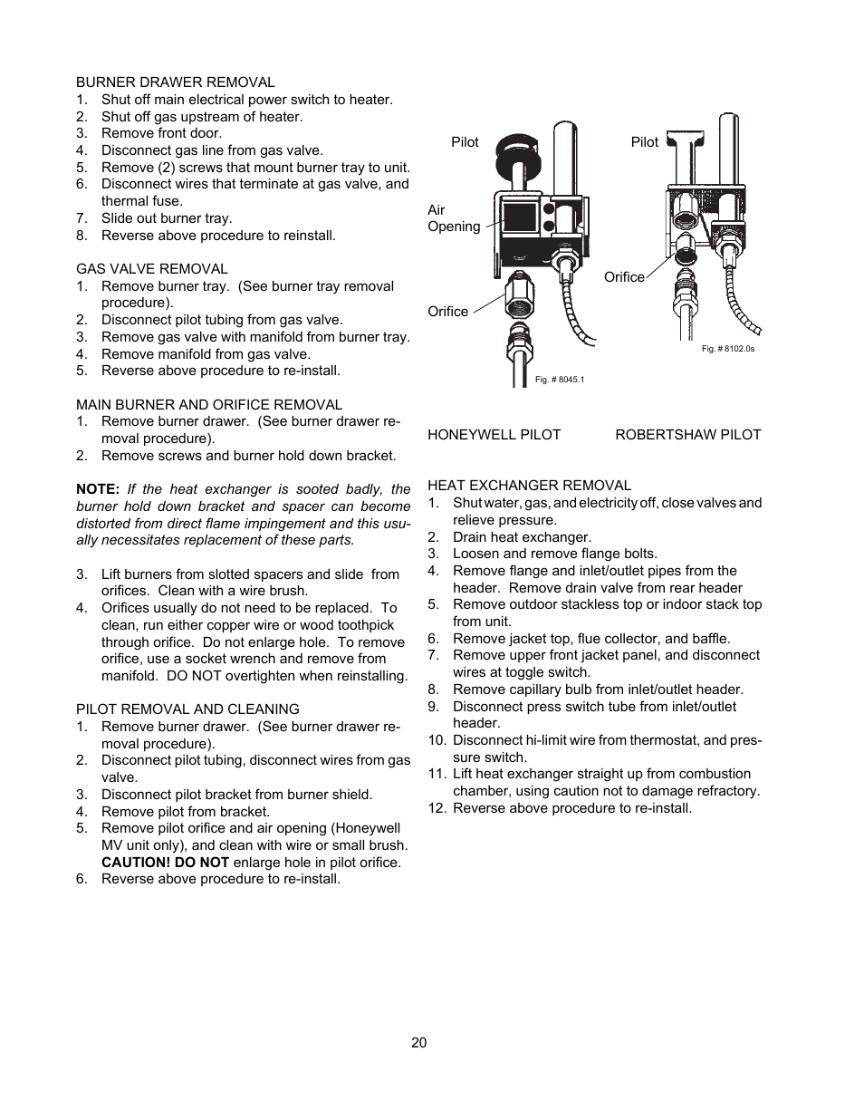 Raypak 055B User Manual | Page 20 / 32