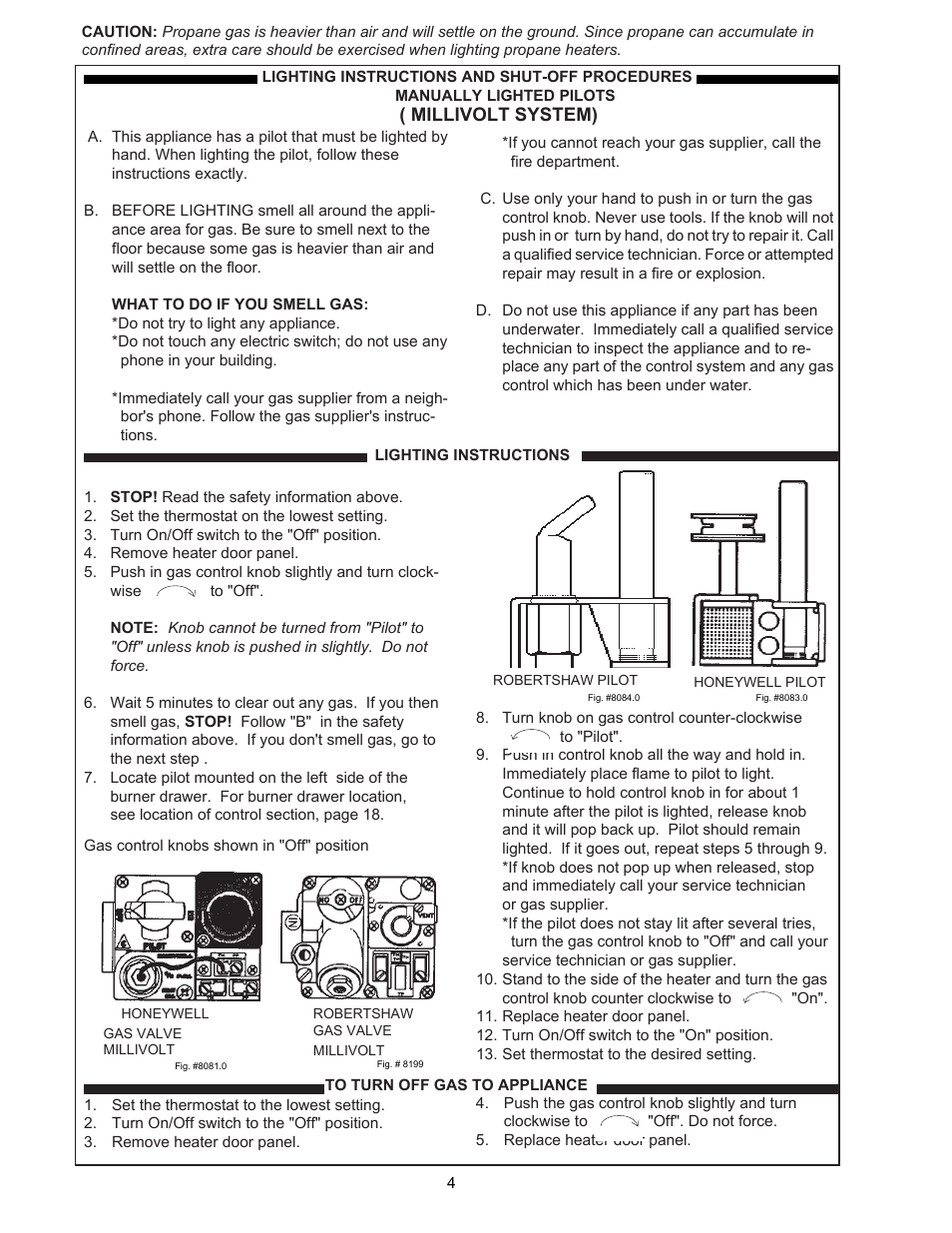 Millivolt system) | Raypak 055B User Manual | Page 4 / 32