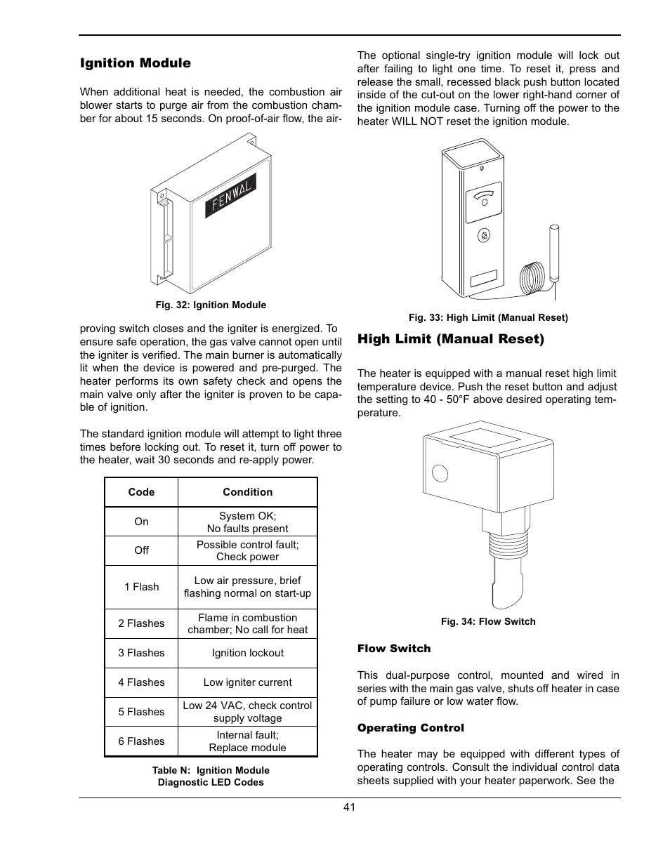 Raypak WH & P L W User Manual | Page 41 / 64