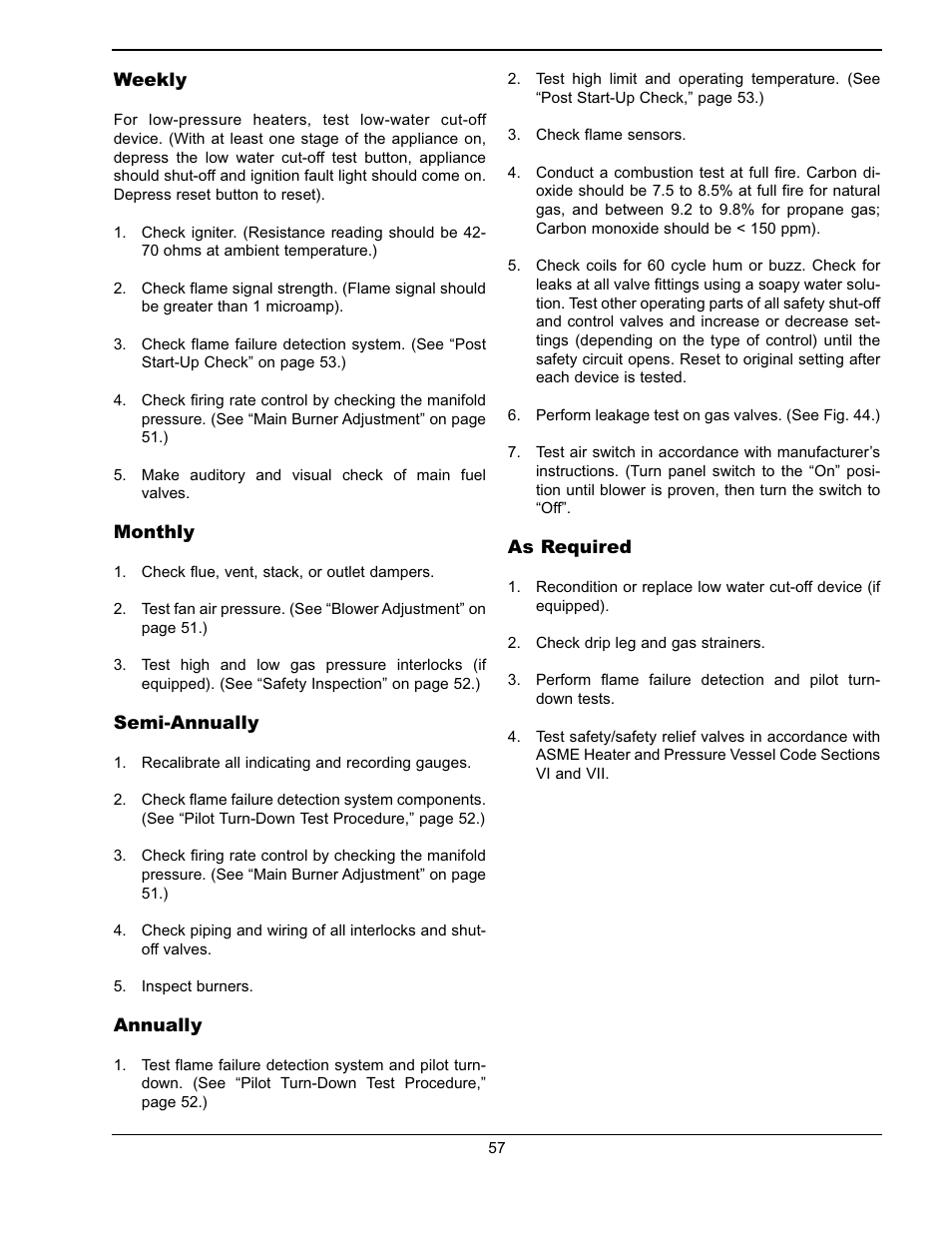 Raypak WH & P L W User Manual | Page 57 / 64