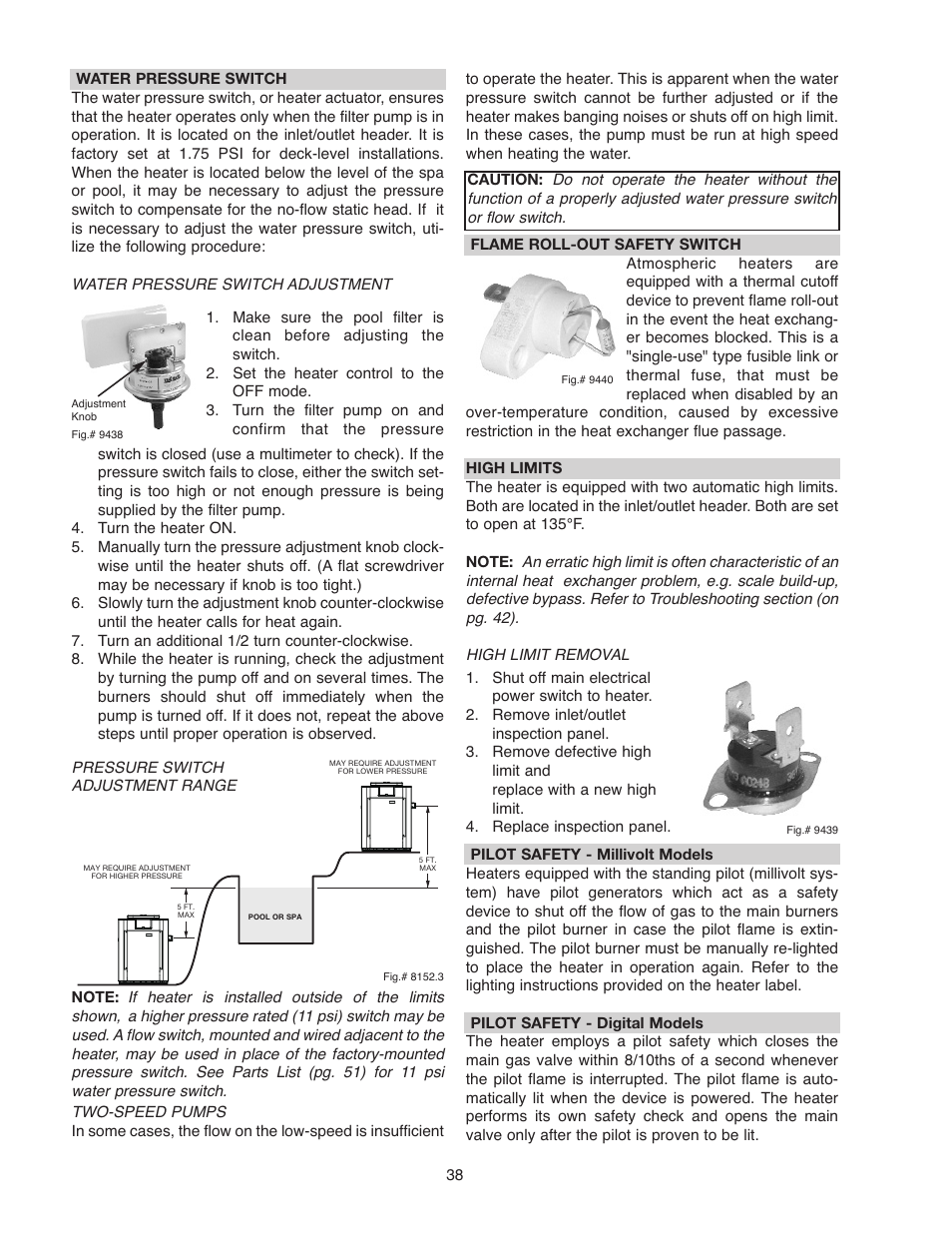 Raypak 336A User Manual | Page 38 / 55