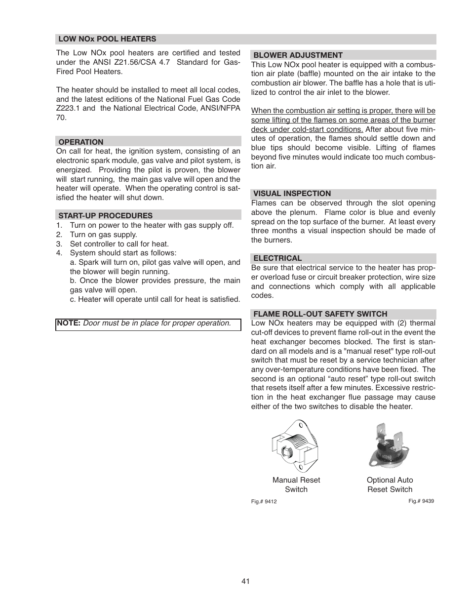 Raypak 336A User Manual | Page 41 / 55