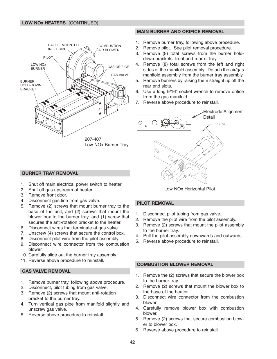 Raypak 336A User Manual | Page 42 / 55