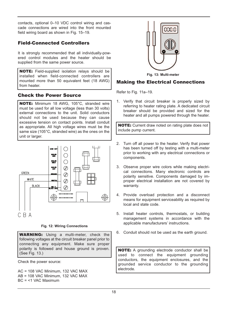 Raypak 500 User Manual | Page 18 / 56