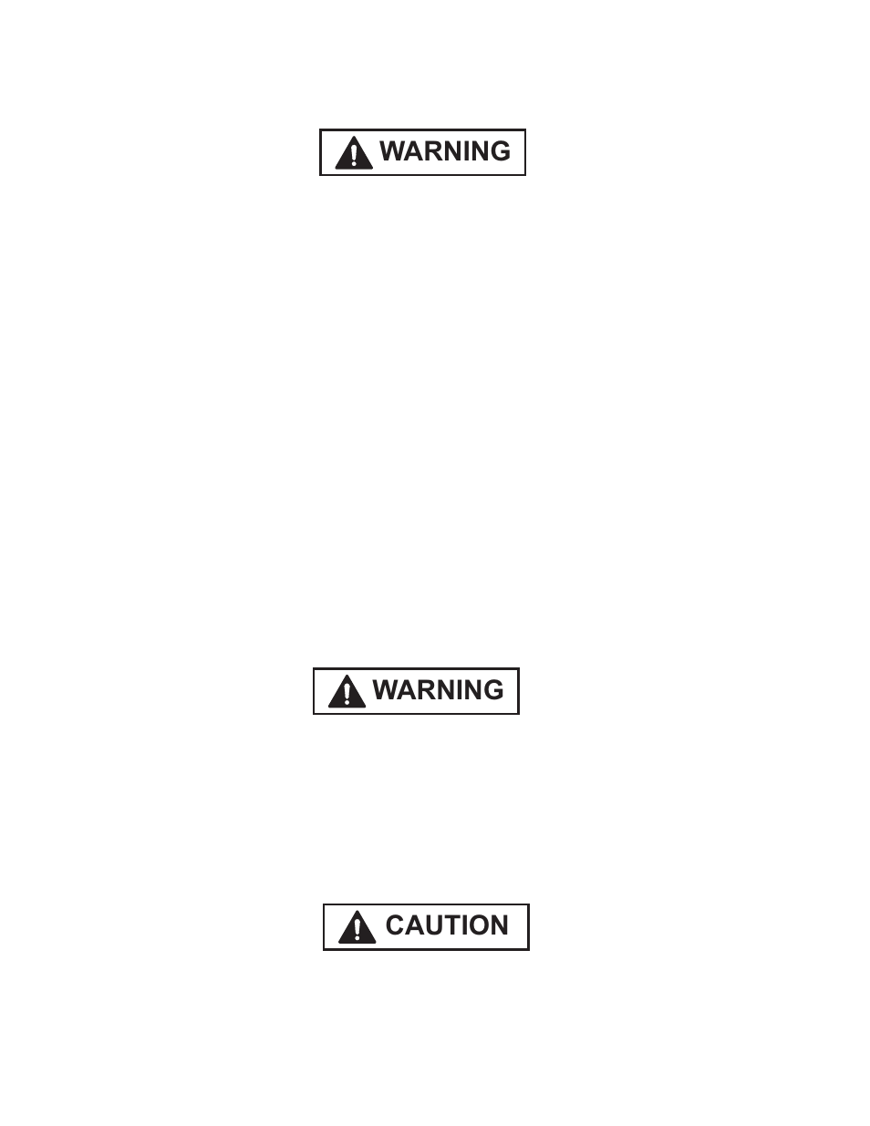 Warning, Warning caution | Raypak 5100 User Manual | Page 4 / 13