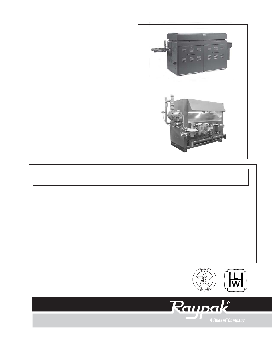 Raypak P-926 User Manual | 38 pages