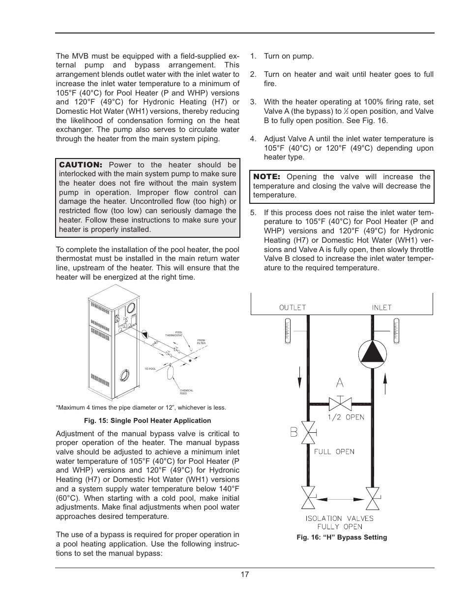 Raypak MVB 5042004 User Manual | Page 17 / 56