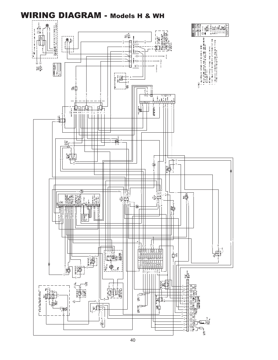 Wiring diagram | Raypak MVB 5042004 User Manual | Page 40 / 56