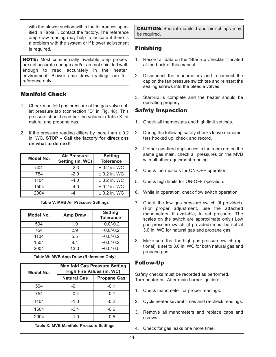 Raypak MVB 5042004 User Manual | Page 44 / 56