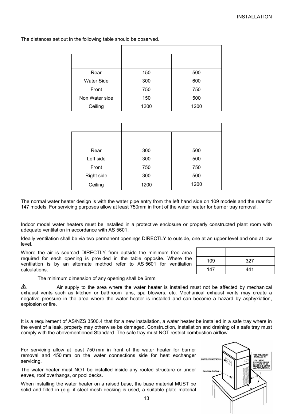Raypak B0109 User Manual | Page 13 / 43