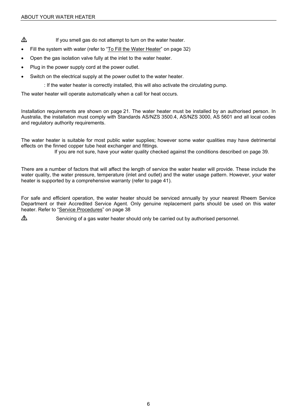 Raypak B0109 User Manual | Page 6 / 43