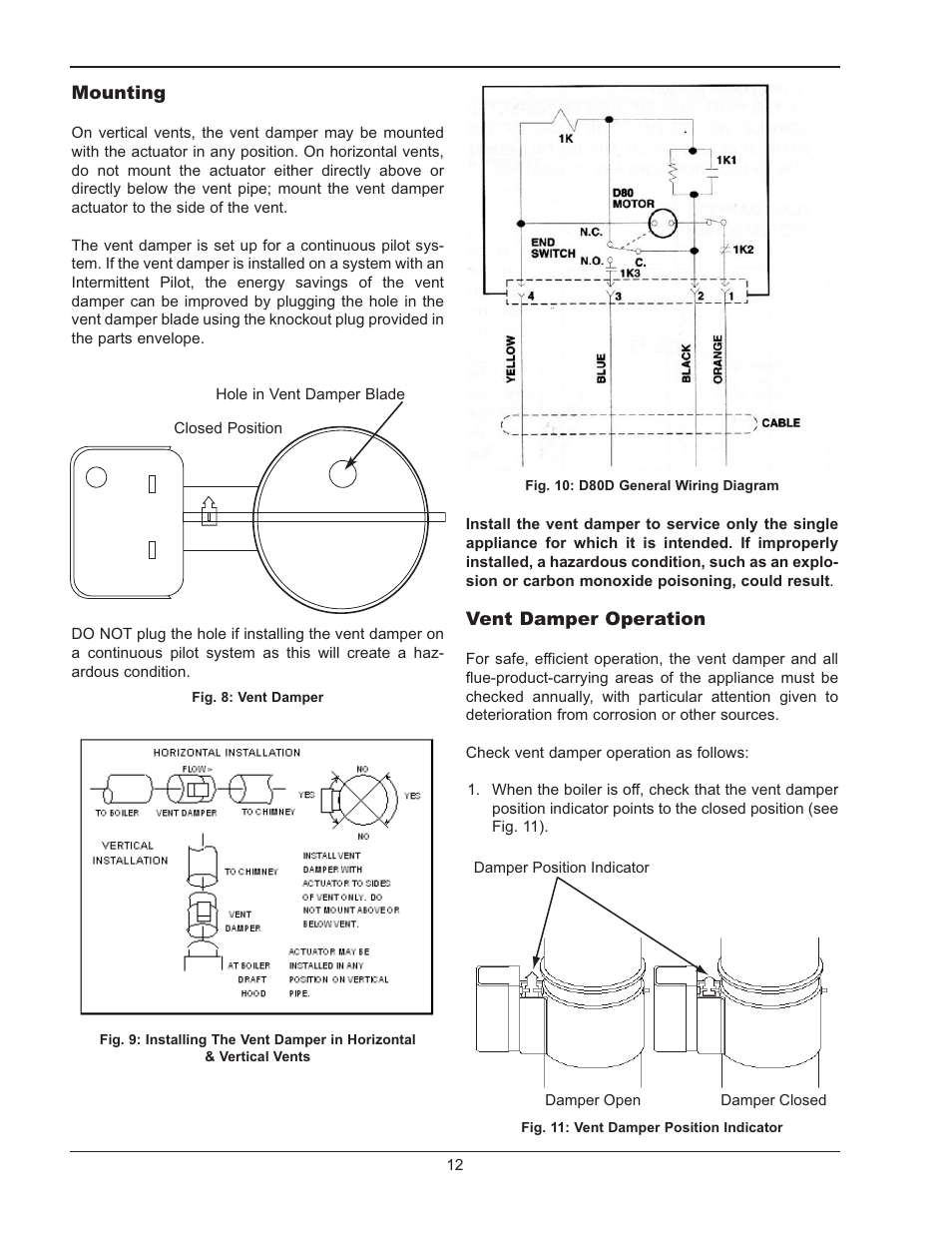 Raypak RAYTHERM 0135B User Manual | Page 12 / 40