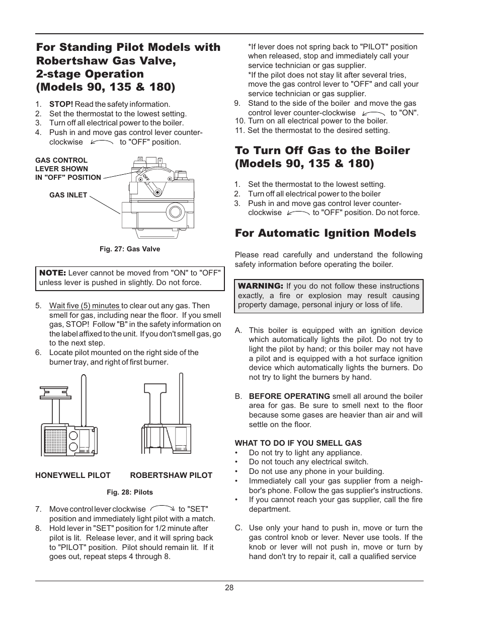 Raypak RAYTHERM 0135B User Manual | Page 28 / 40