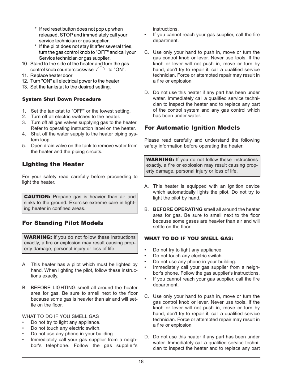 Raypak WH 0195A User Manual | Page 18 / 28