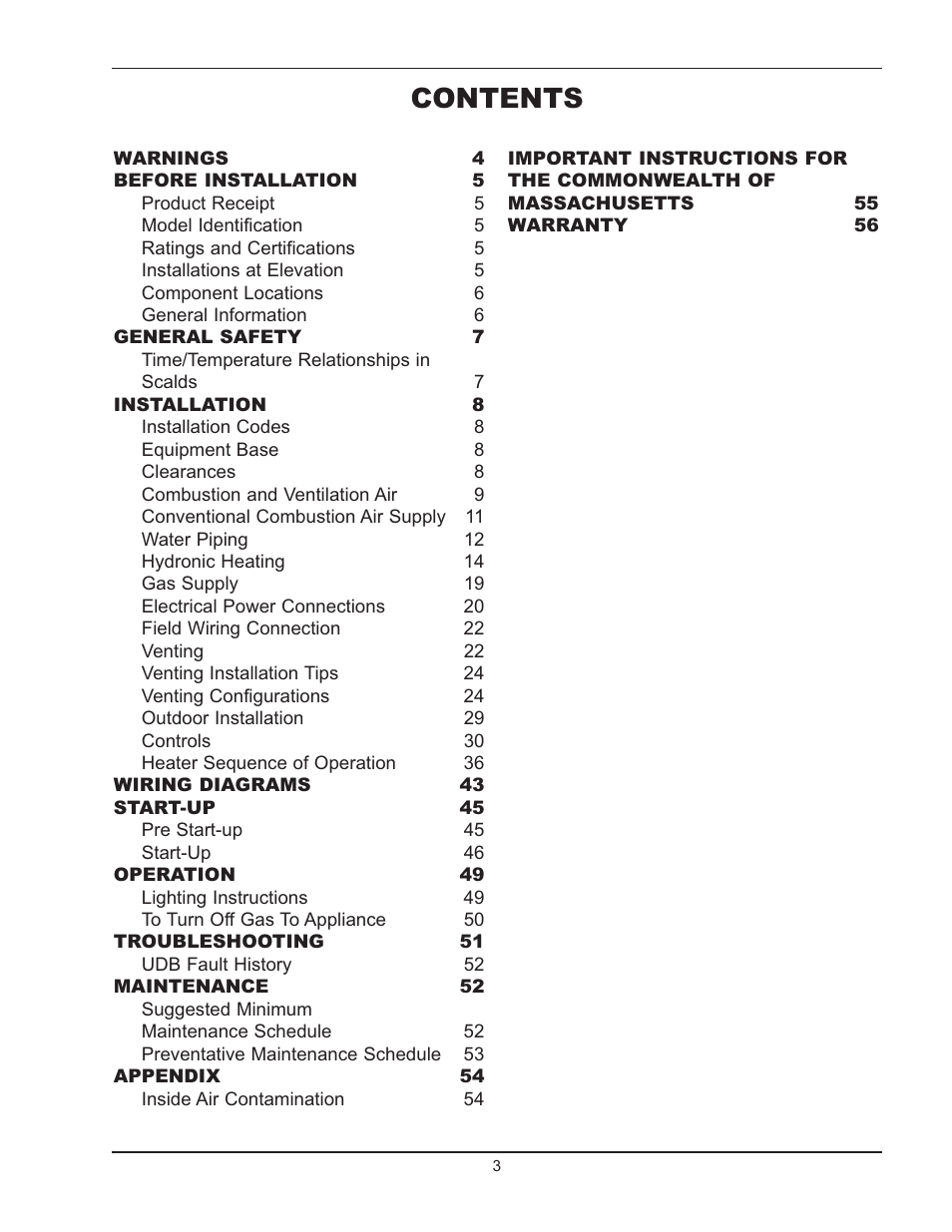 Raypak 503-2003 User Manual | Page 3 / 60