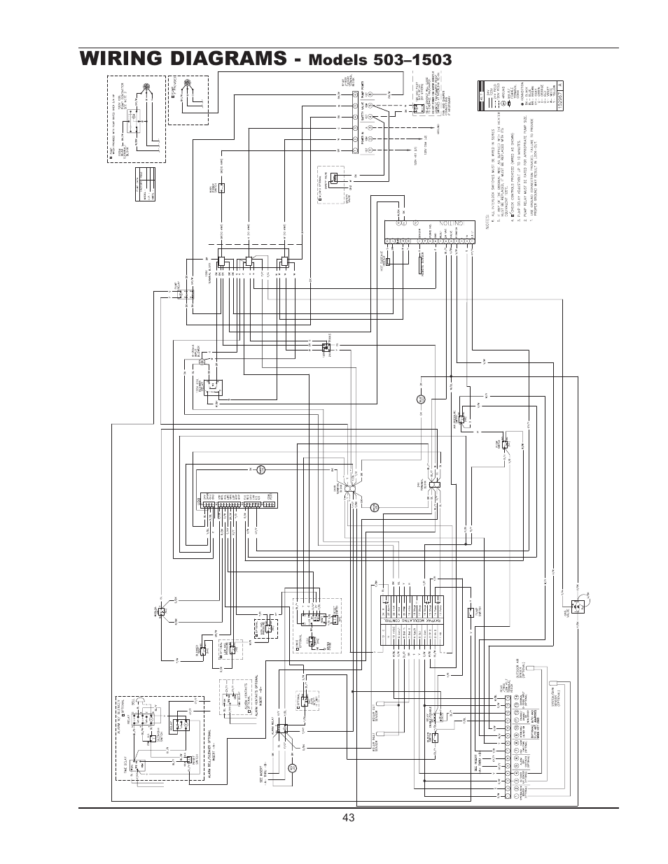 Wiring diagrams | Raypak 503-2003 User Manual | Page 43 / 60