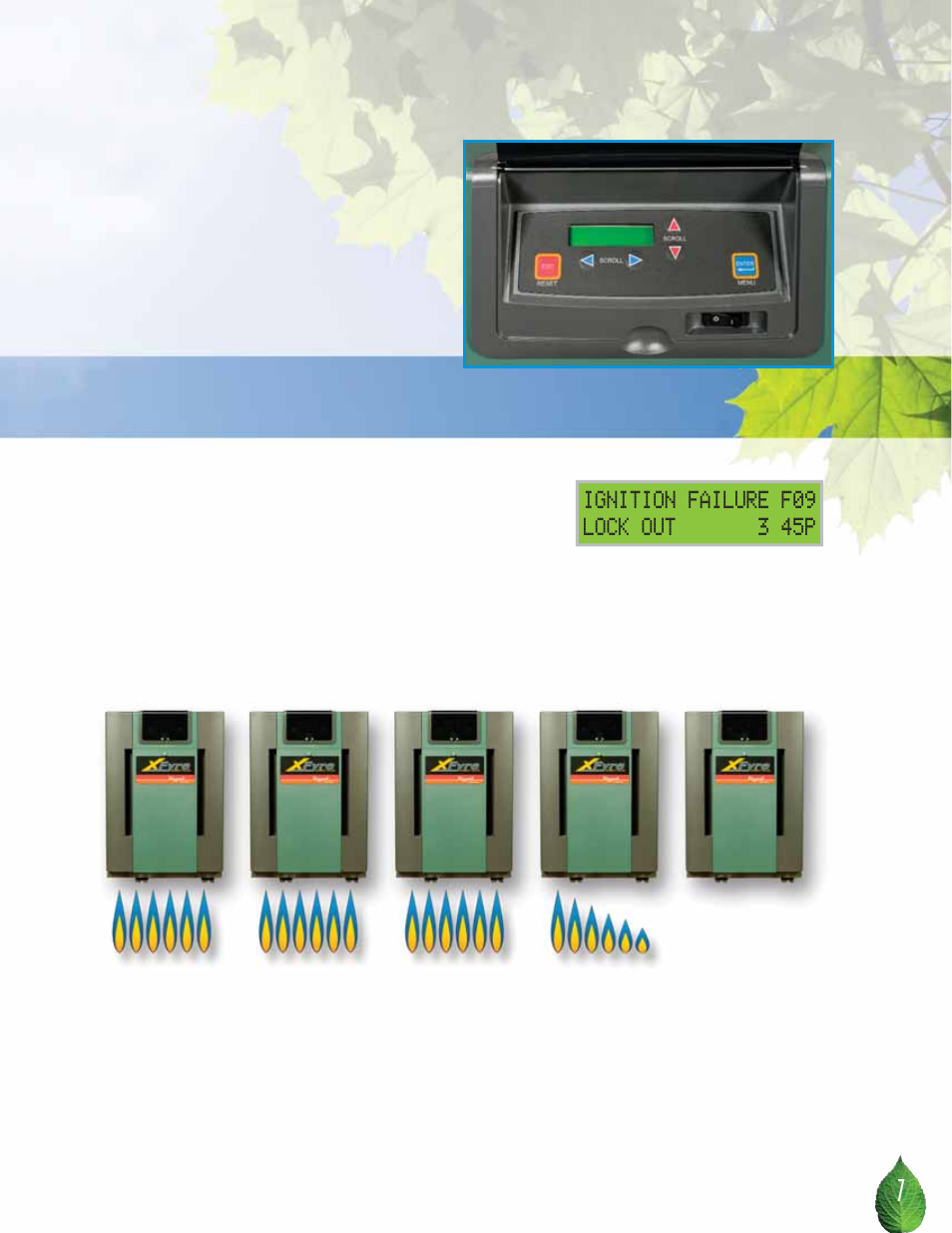 Treme control, Treme firing rates | Raypak XFYRE NINETY PLUS 500 User Manual | Page 7 / 8