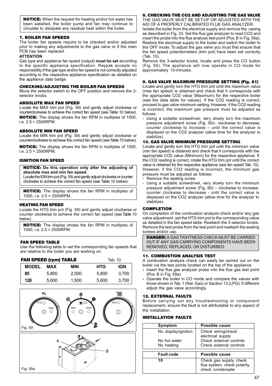 Raypak XPAK 85 User Manual | Page 47 / 68