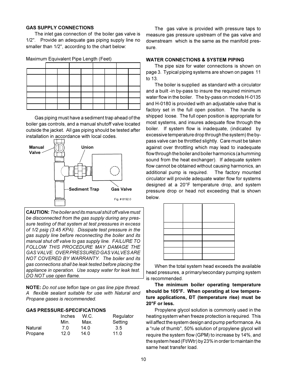 Raypak 0180B User Manual | Page 10 / 38