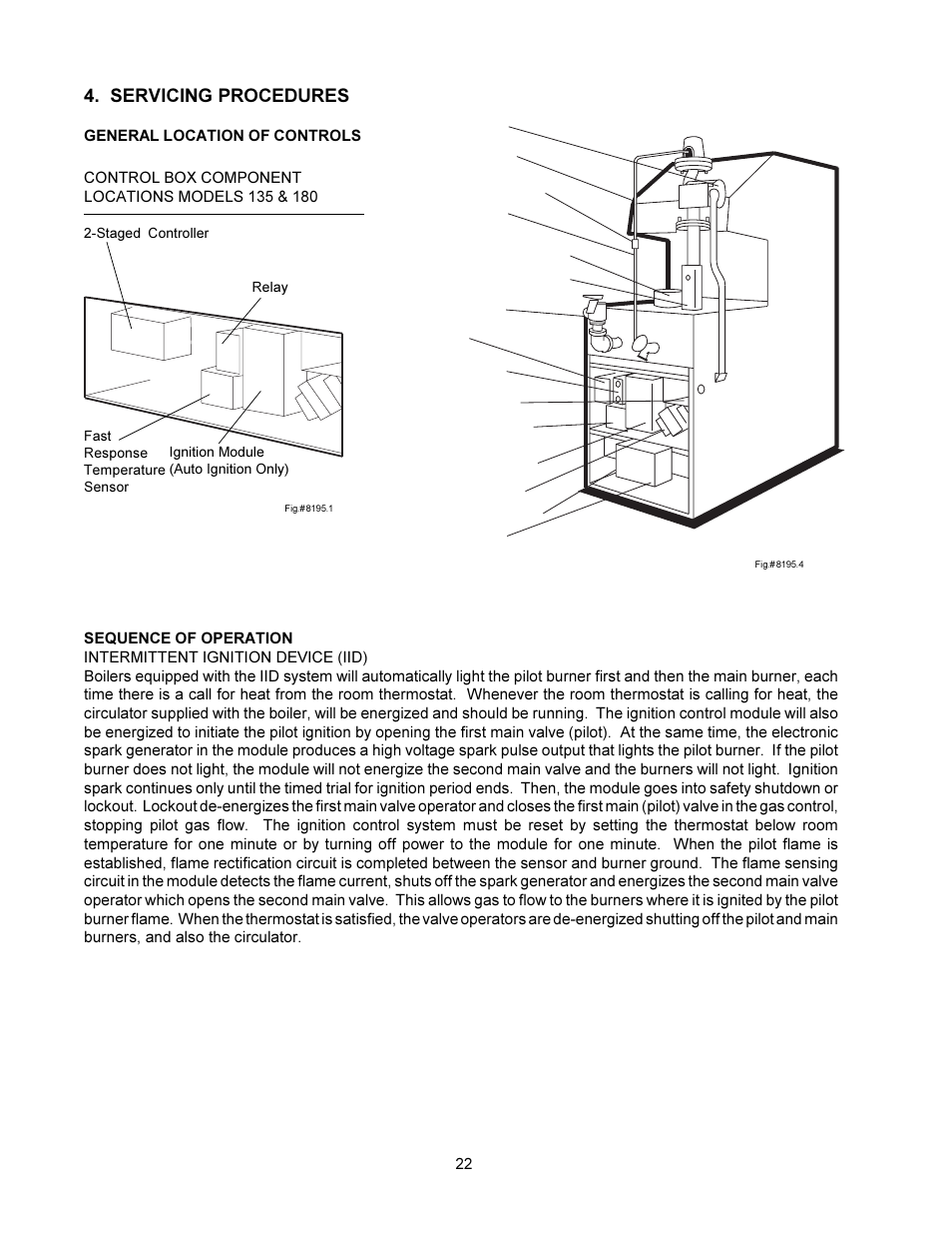 Servicing procedures | Raypak 0180B User Manual | Page 22 / 38