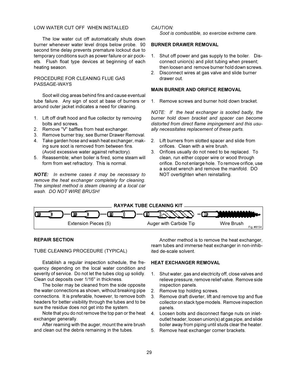 Raypak 0180B User Manual | Page 29 / 38