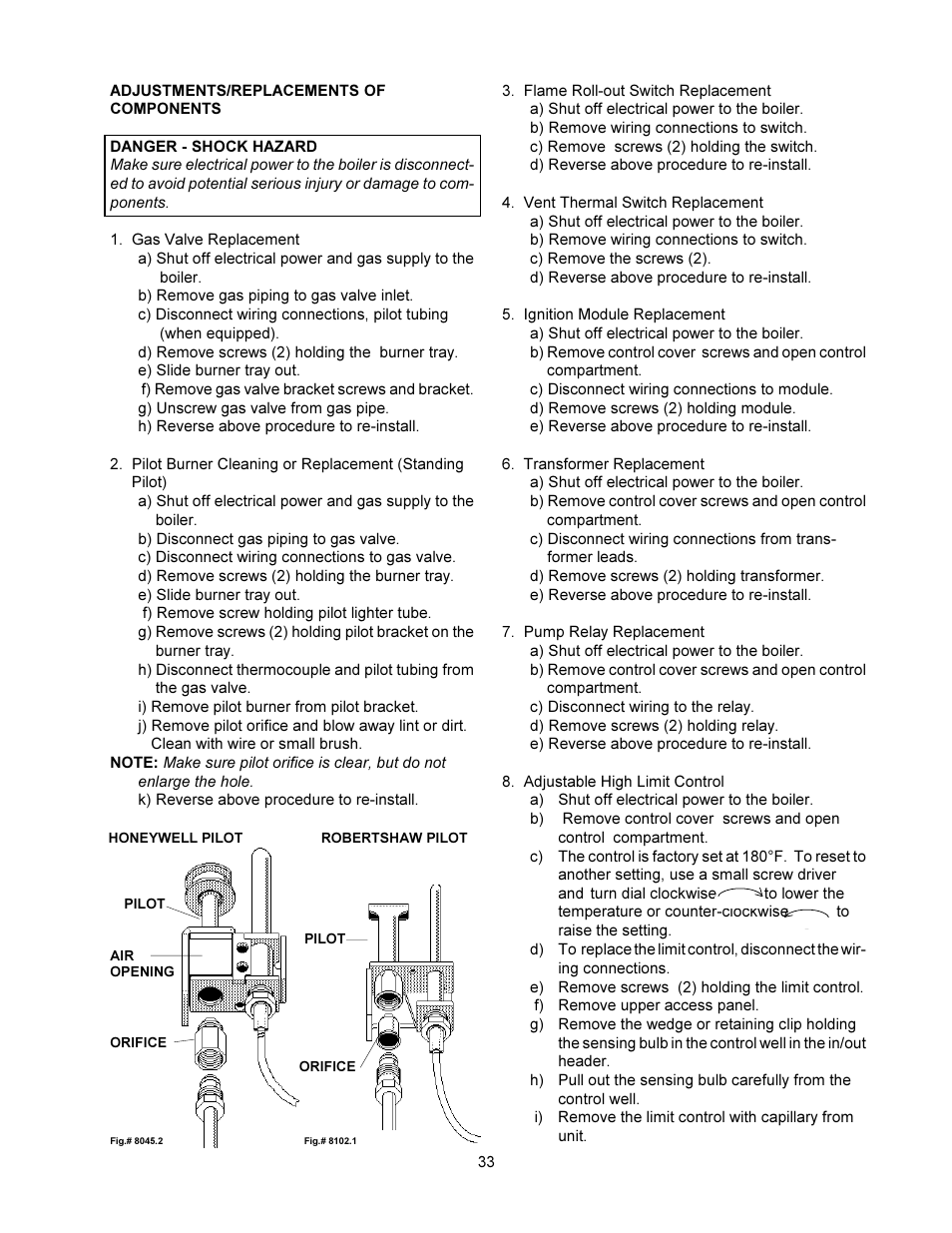 Raypak 0180B User Manual | Page 33 / 38