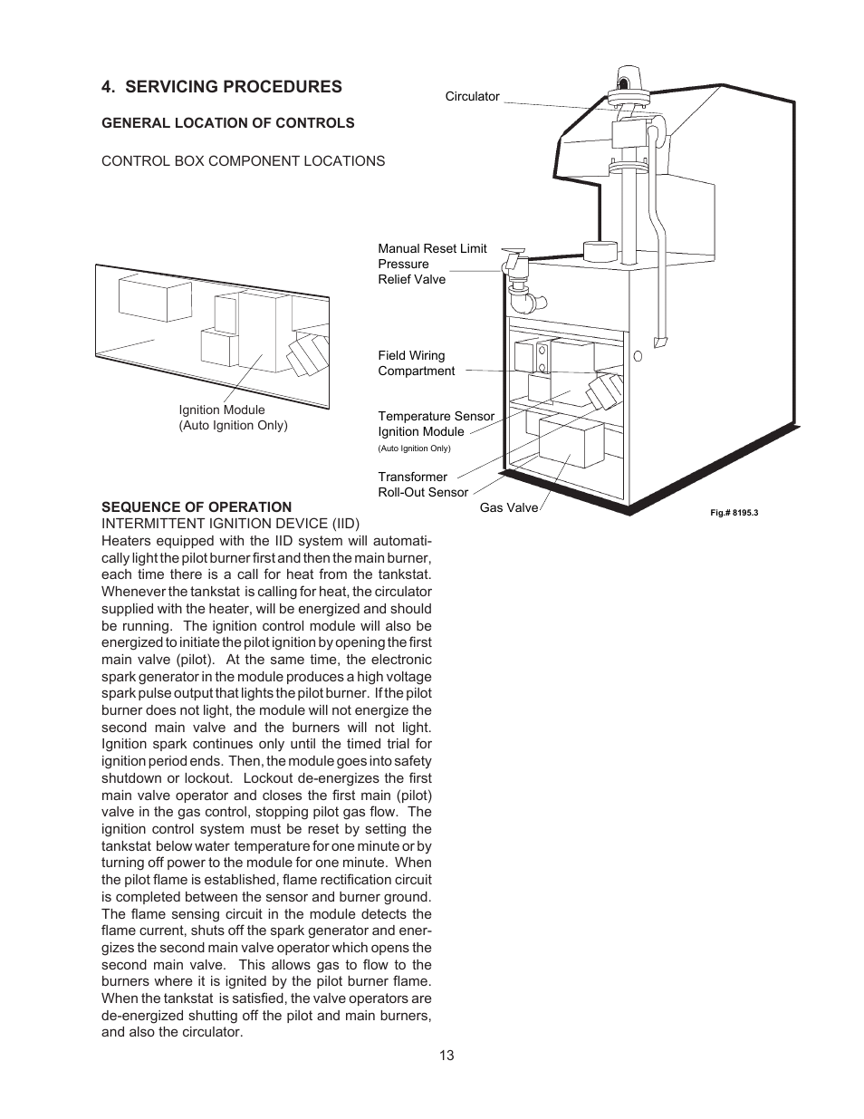 Servicing procedures | Raypak 135A User Manual | Page 13 / 28