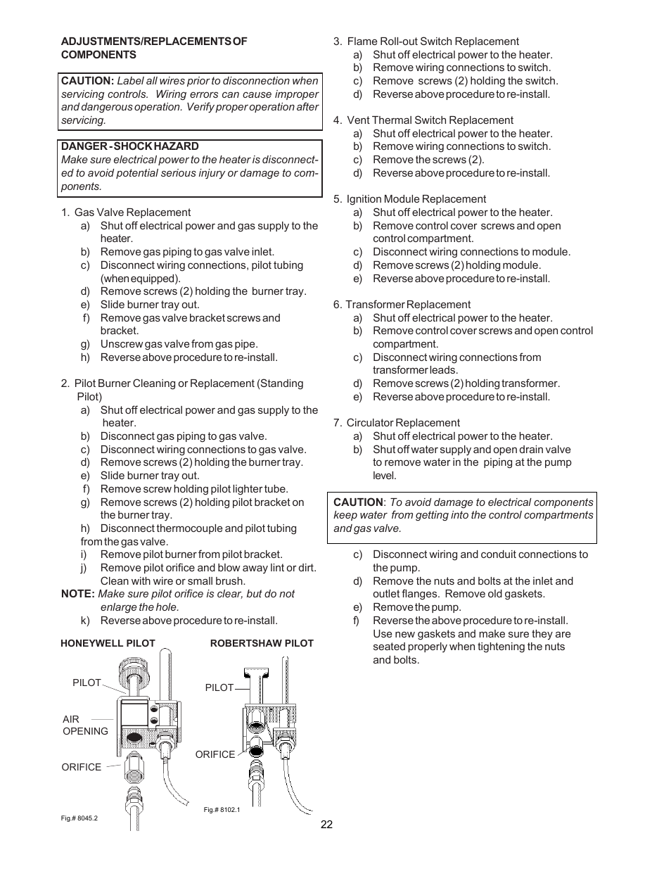 Raypak 135A User Manual | Page 22 / 28