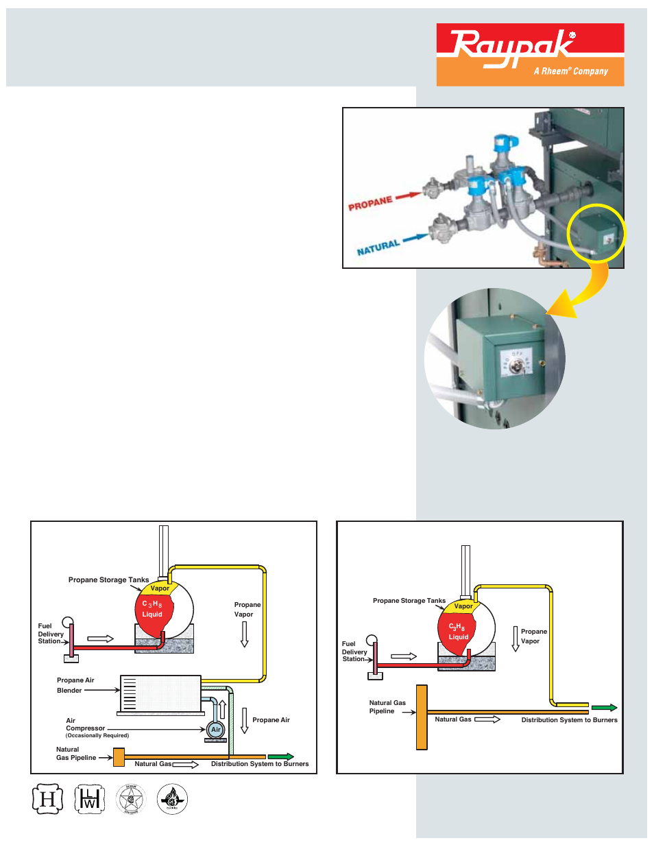 Raypak FlexGas User Manual | 1 page