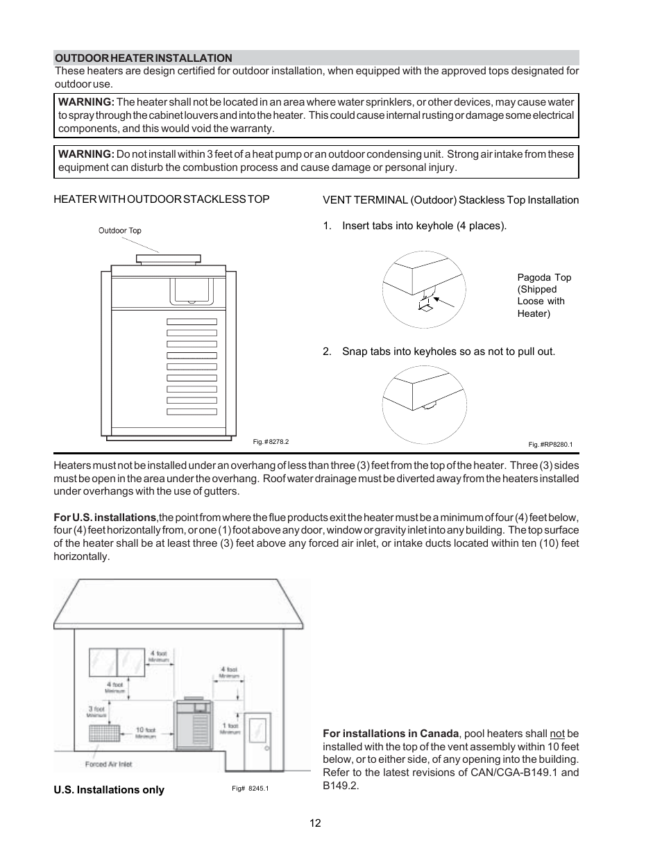Raypak P-R185BL to P-R405BL User Manual | Page 12 / 52