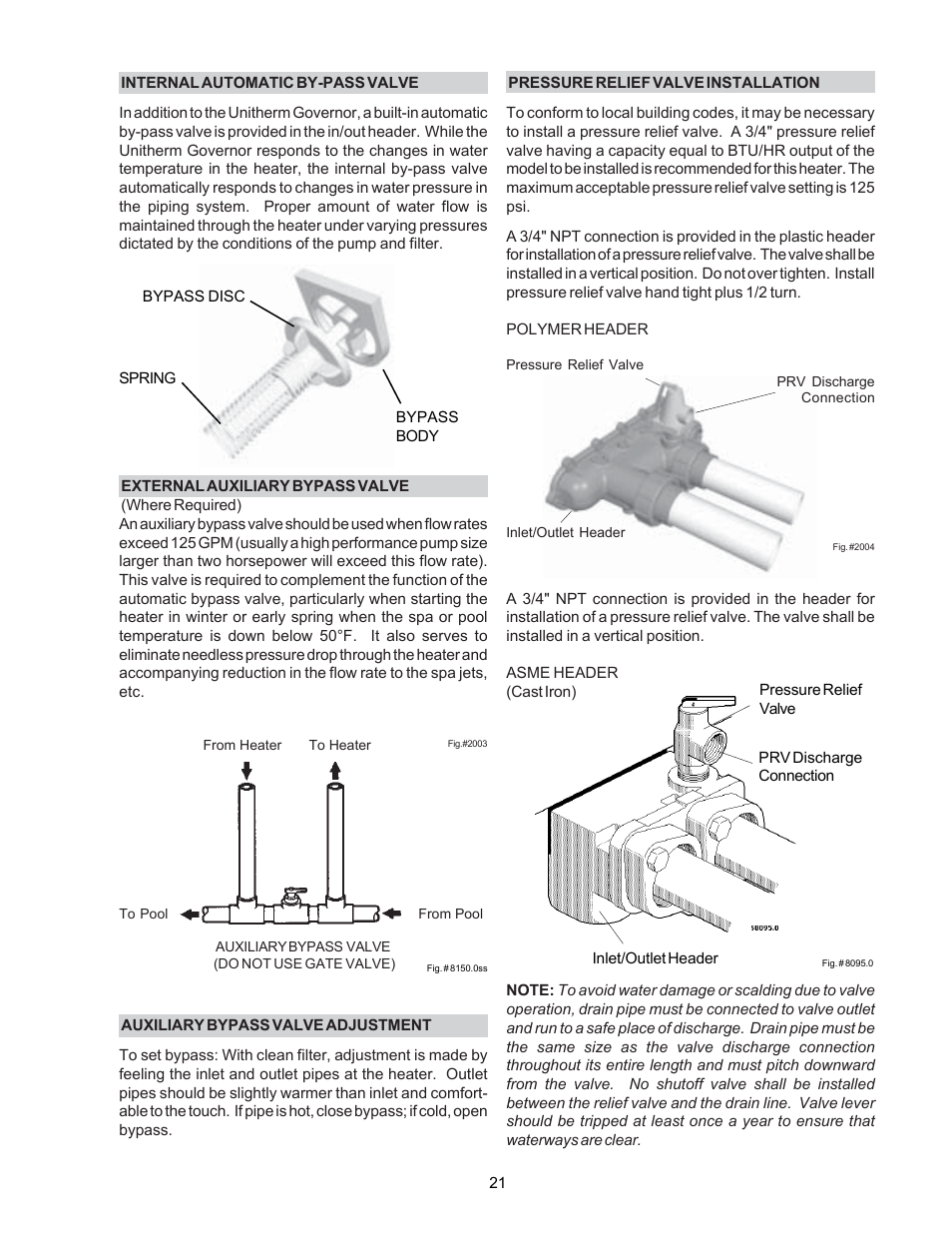 Raypak P-R185BL to P-R405BL User Manual | Page 21 / 52