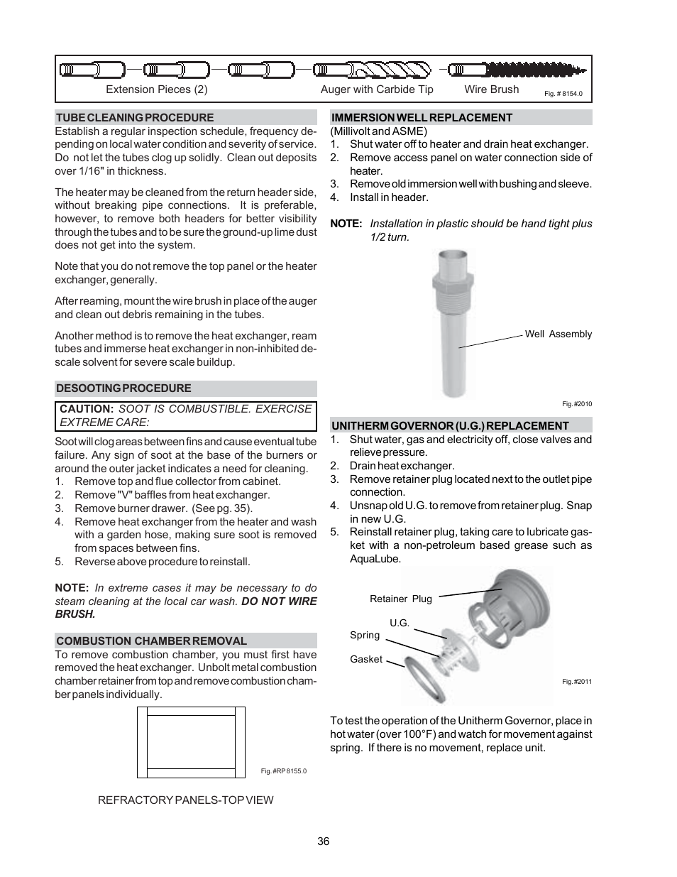 Raypak P-R185BL to P-R405BL User Manual | Page 36 / 52