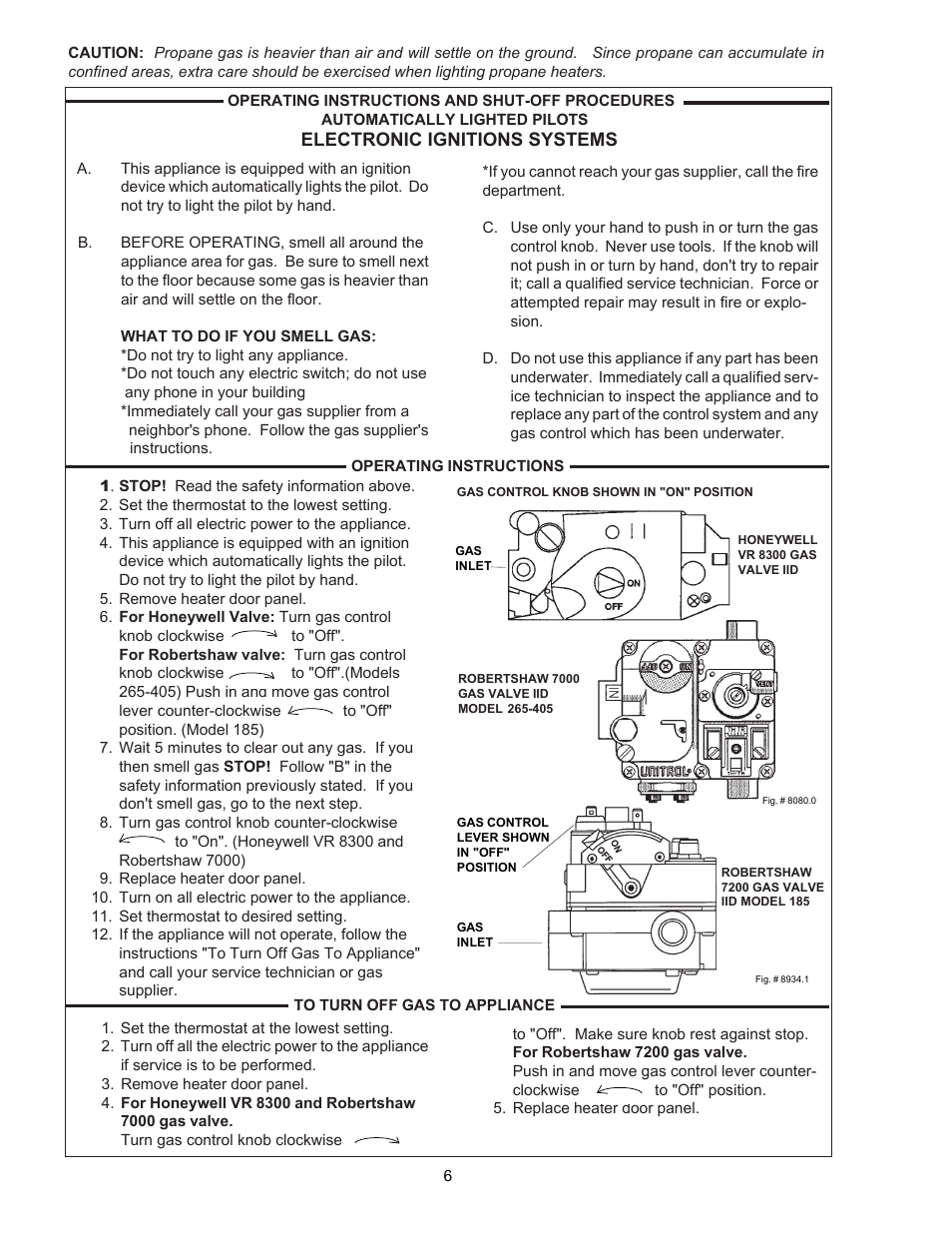 Electronic ignitions systems | Raypak P-R185BL to P-R405BL User Manual | Page 6 / 52