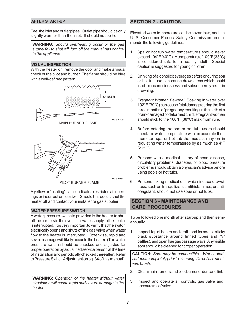 Raypak P-R185BL to P-R405BL User Manual | Page 7 / 52