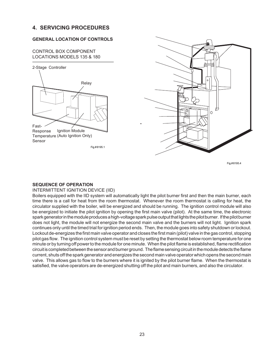 Servicing procedures | Raypak 0030B User Manual | Page 23 / 39