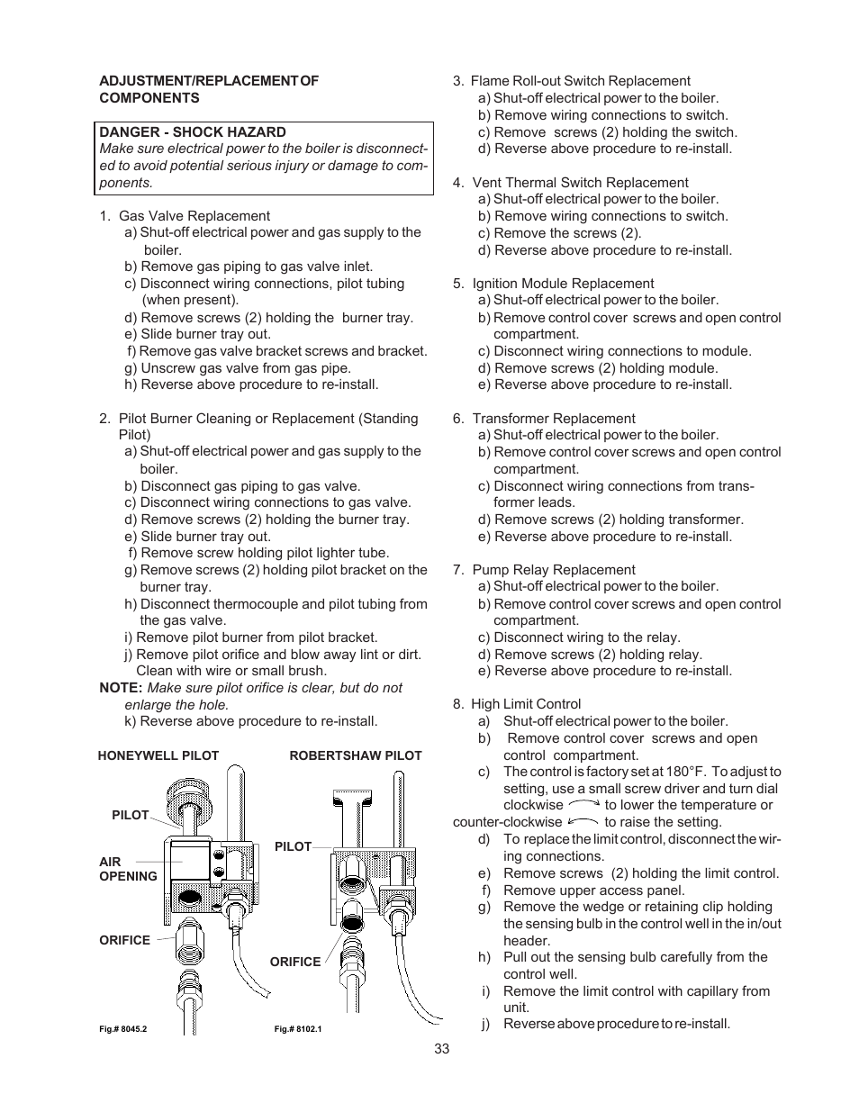 Raypak 0030B User Manual | Page 33 / 39