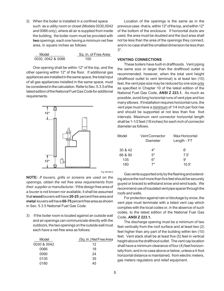 Raypak 0030B User Manual | Page 5 / 39