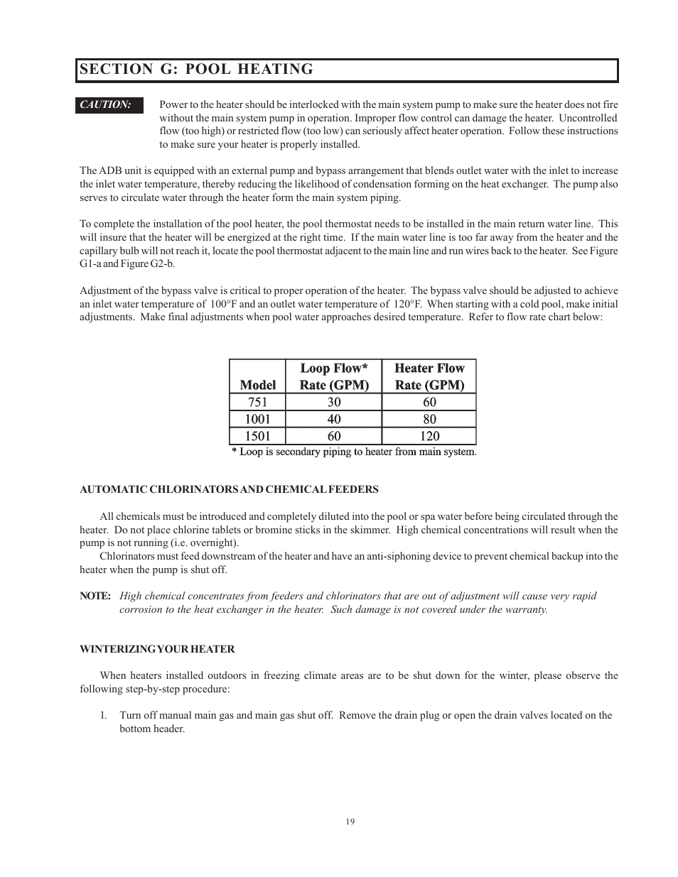 Raypak 1501 User Manual | Page 19 / 76