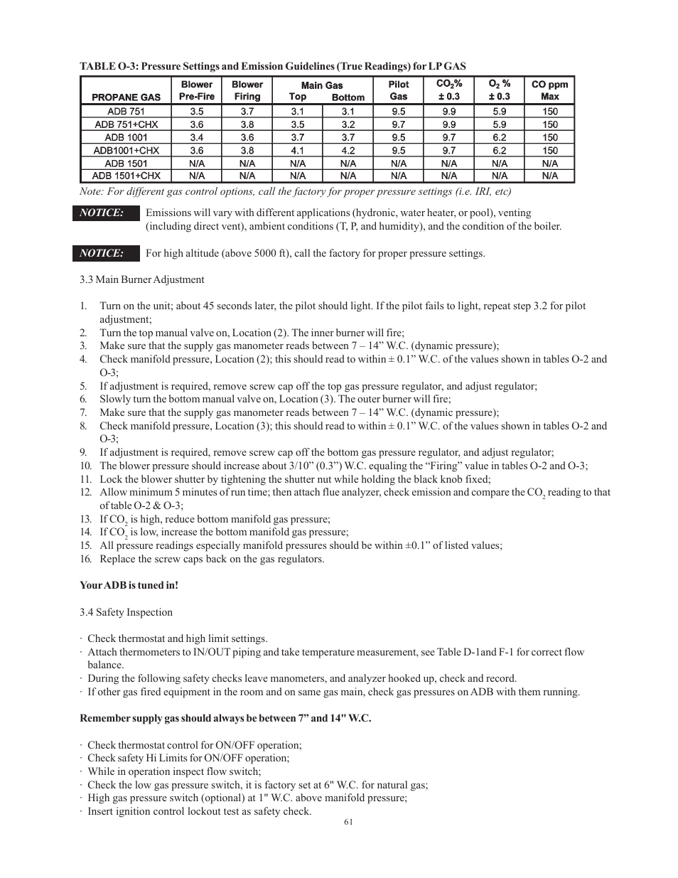 Raypak 1501 User Manual | Page 61 / 76
