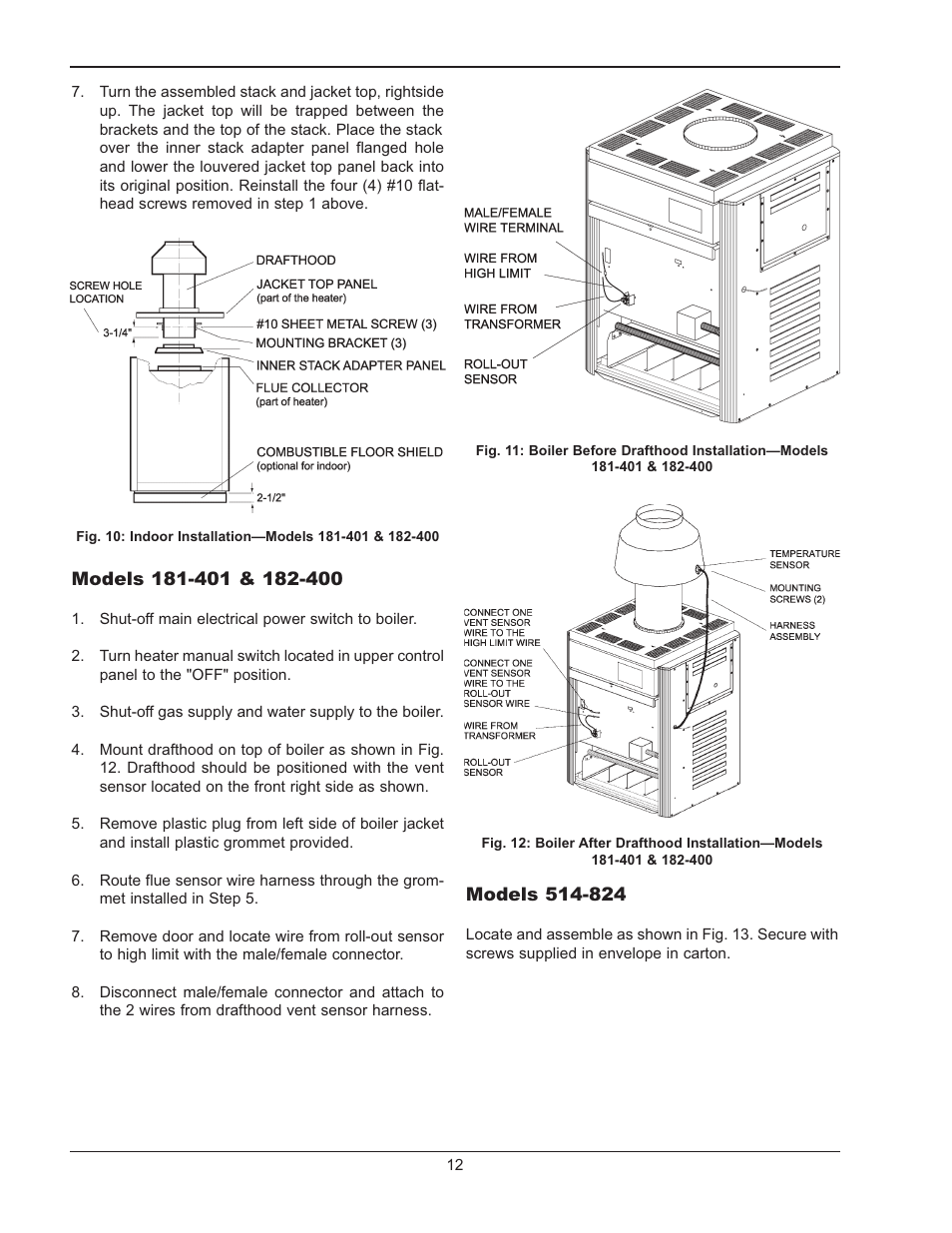 Raypak RAYTHERM 133-4001 User Manual | Page 12 / 44