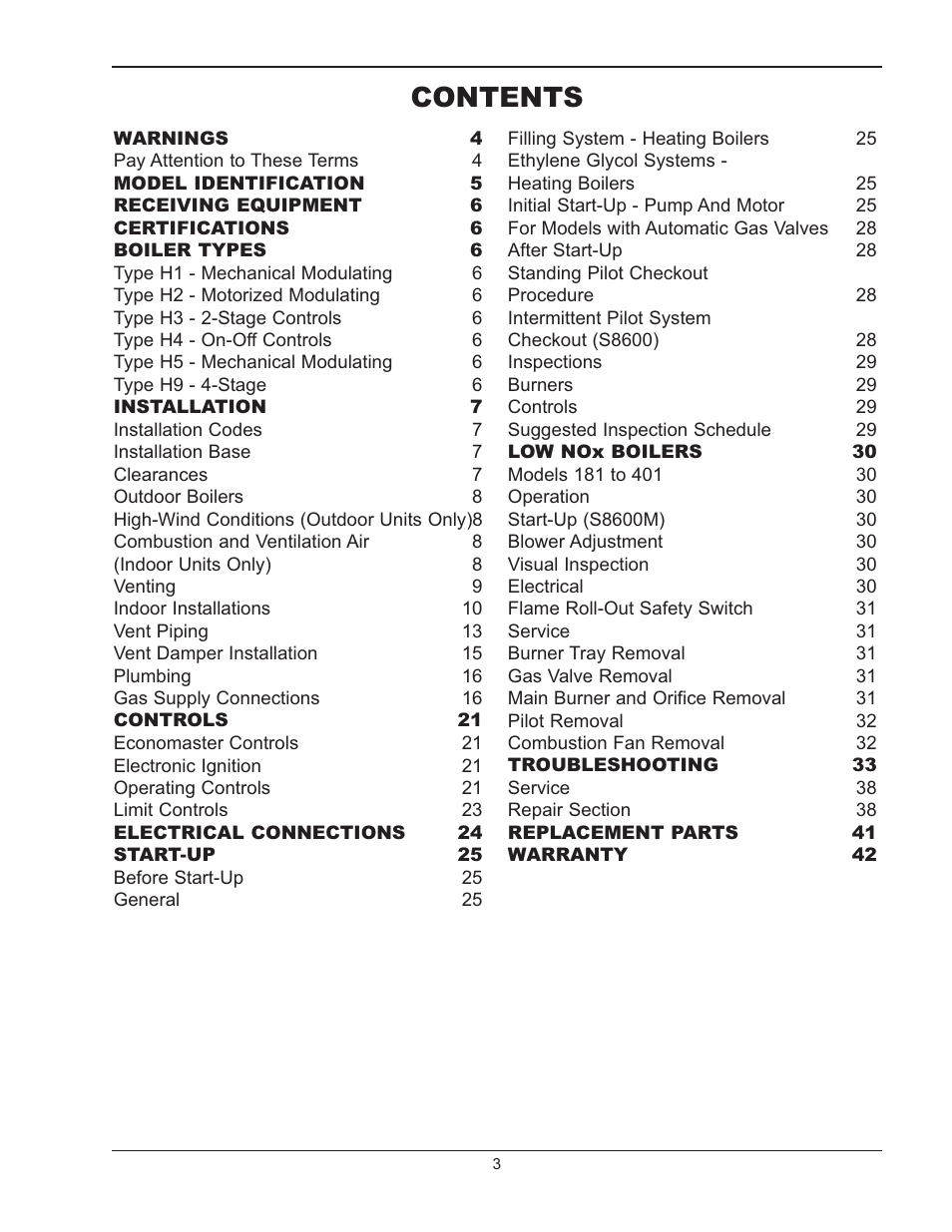 Raypak RAYTHERM 133-4001 User Manual | Page 3 / 44
