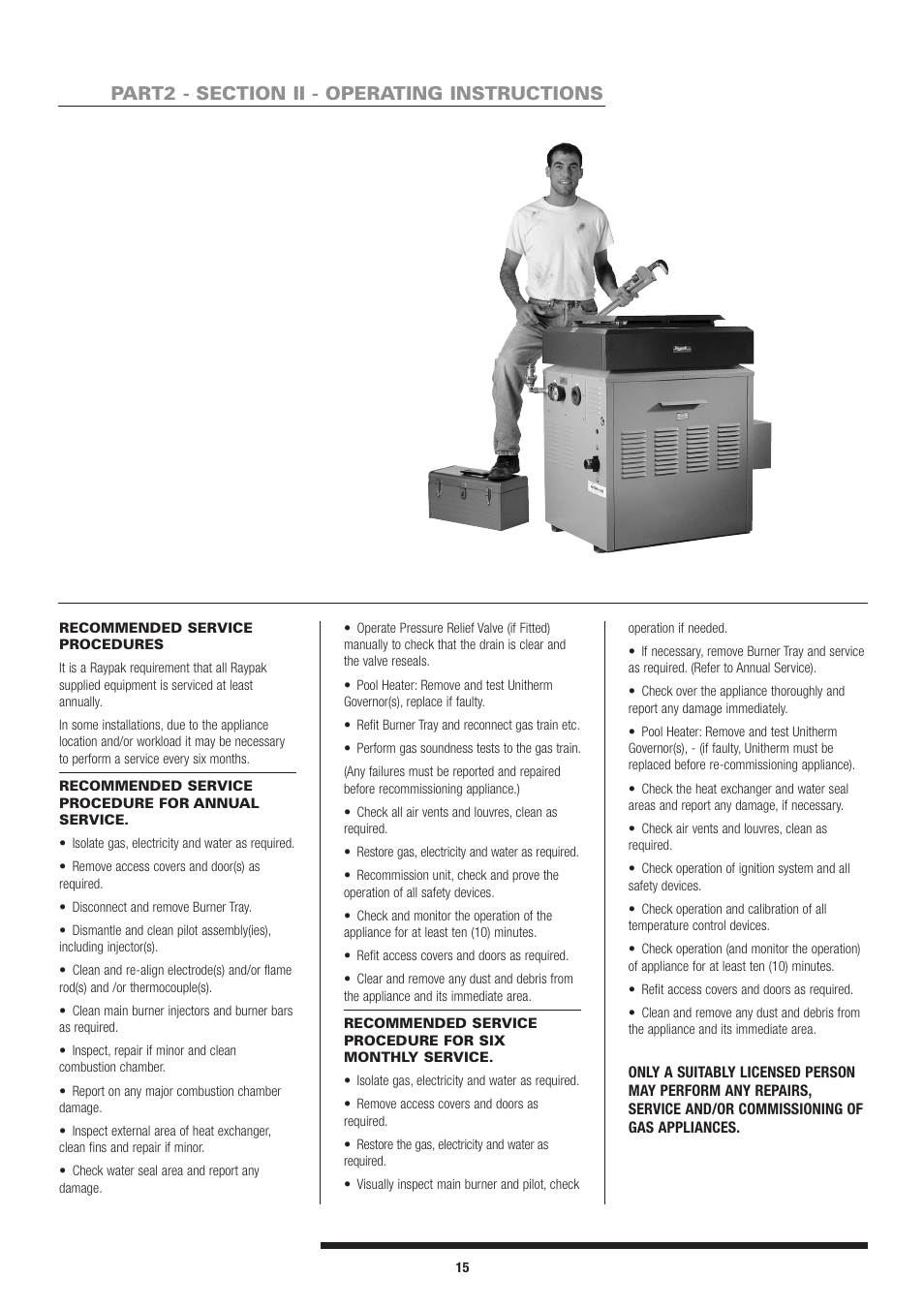 Raypak 538 To 4224 User Manual | Page 14 / 18