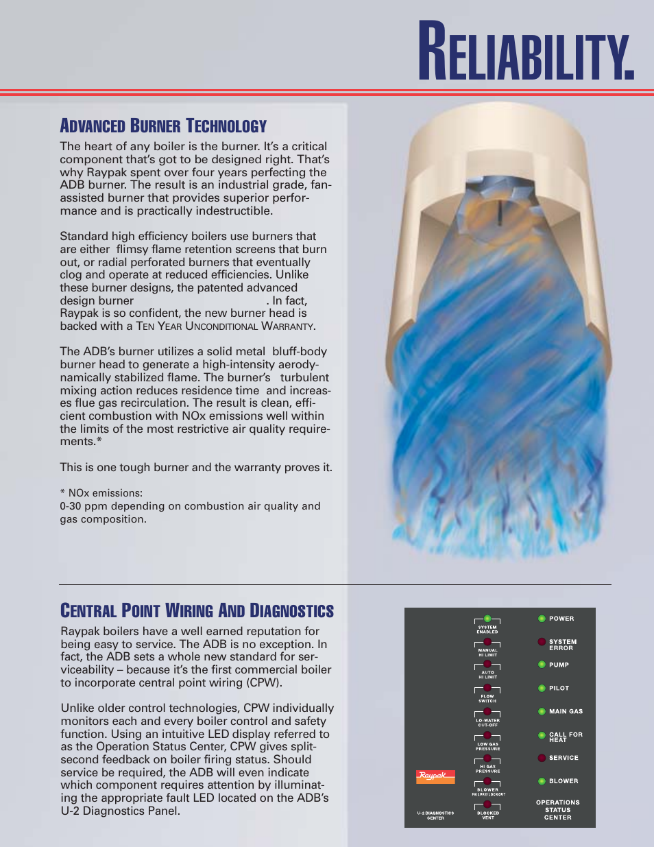 Eliability | Raypak Commercial Space Heating and Domestic Water User Manual | Page 3 / 6