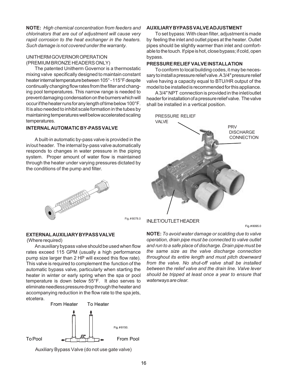 Raypak Versa 105B User Manual | Page 16 / 32