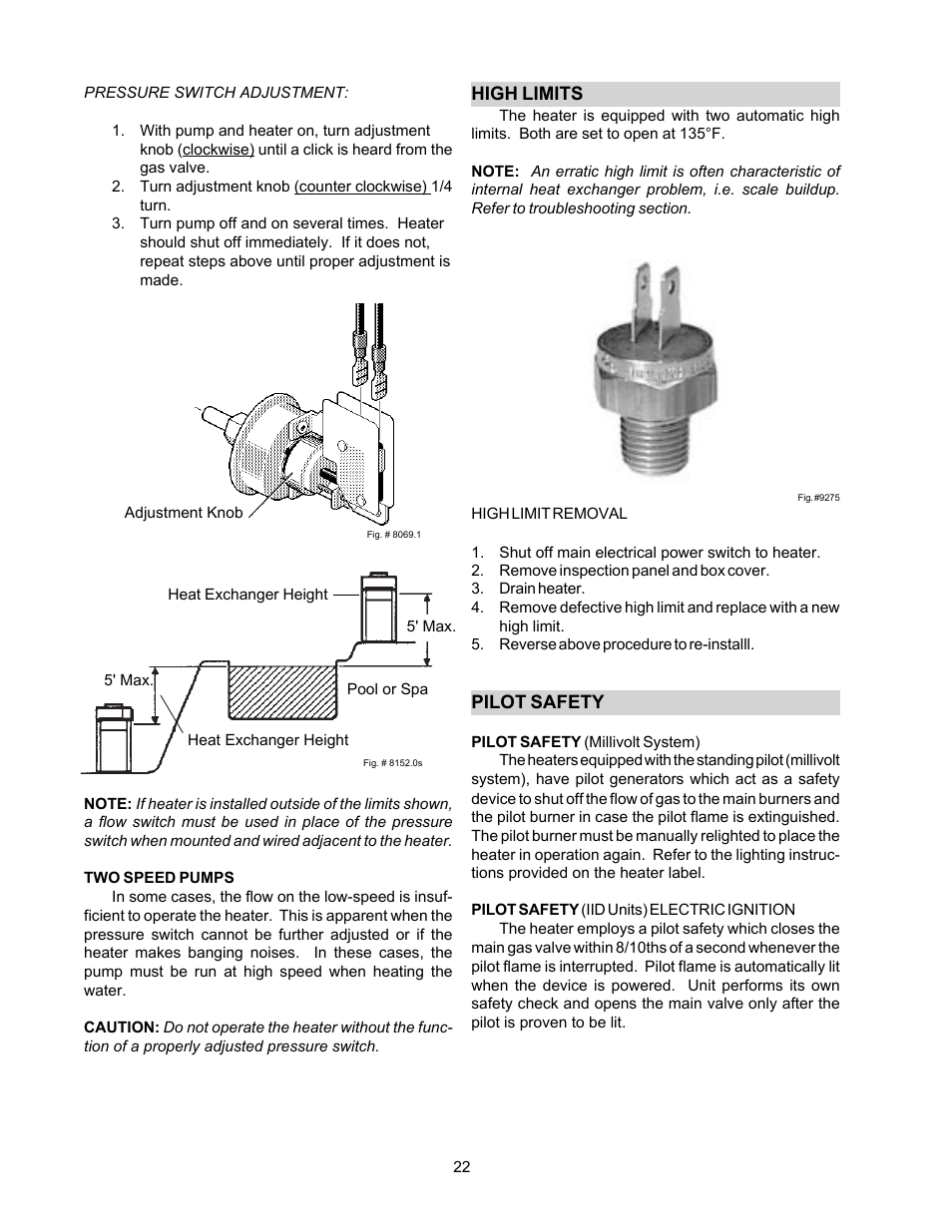 Raypak Versa 105B User Manual | Page 22 / 32