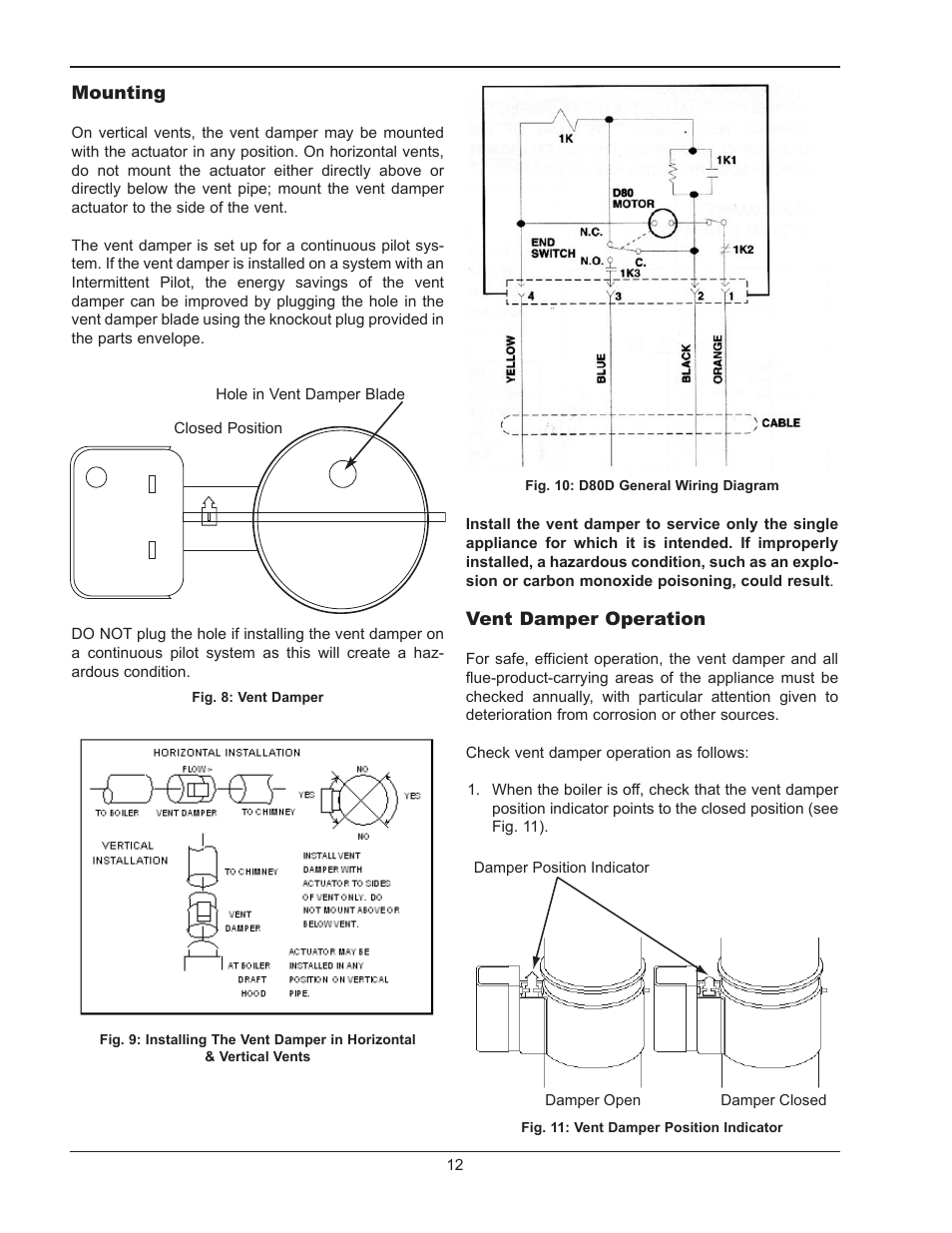 Raypak RAYTHERM 0180B User Manual | Page 12 / 40